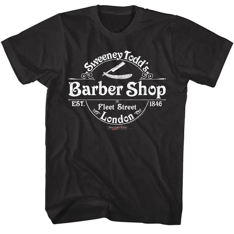Camiseta de barbería de Sweeney Todd para hombre