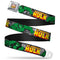 Marvel Comics: The Incredible Hulk - Action Poses Full Color Seatbelt Buckle Belt