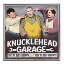 Three Stooges Not Happy Embossed Tin Sign - Kryptonite Character Store