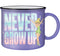 Tinkerbell - Never Grow up Ceramic Camper Mug