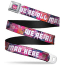 Cheshire Cat Poses We're All Mad Here Webbing Seatbelt  Belt - Kryptonite Character Store