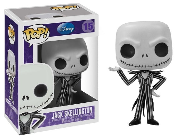 Cargue la imagen en el visor de la galería, Disney The Nightmare Before Christmas Jack Skellington Pop Vinyl Figure - Kryptonite Character Store
