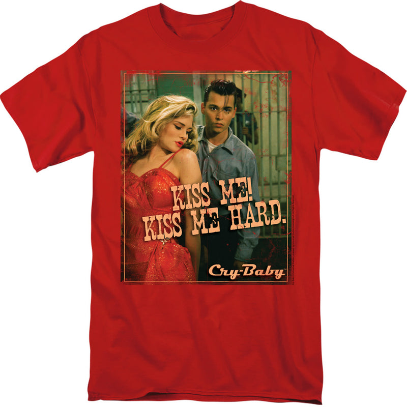 Cargue la imagen en el visor de la galería, Cry Baby: Kiss Me - Kiss Me Hard camiseta roja para adulto
