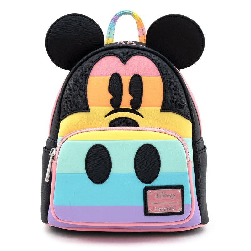 Mickey Mouse Pastel Rainbow Mini Backpack