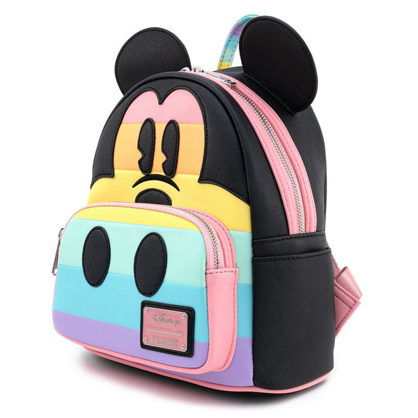 Mickey Mouse Pastel Rainbow Mini Backpack