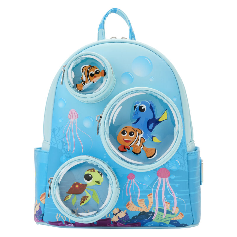 Load image into Gallery viewer, Loungefly Disney Finding Nemo 20th Anniversary Bubble Pocket Mini Backpack
