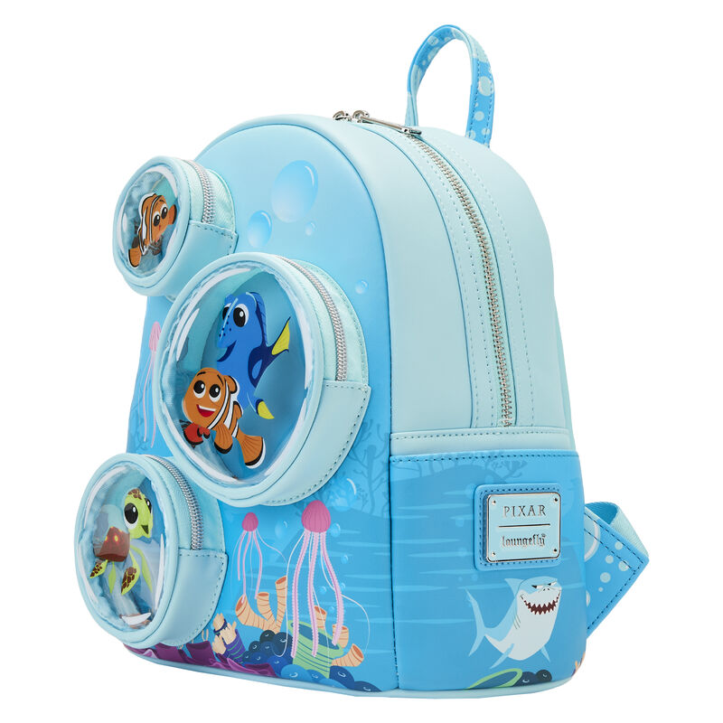 Load image into Gallery viewer, Loungefly Disney Finding Nemo 20th Anniversary Bubble Pocket Mini Backpack
