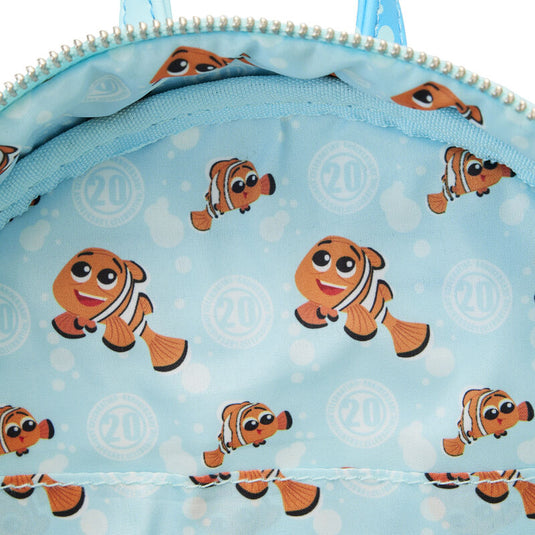 Loungefly Disney Finding Nemo 20th Anniversary Bubble Pocket Mini Backpack