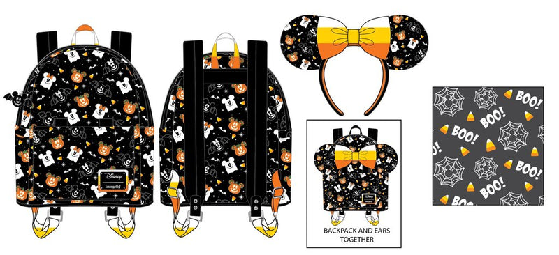 Disney: Mickey Mouse - Spooky Mouse Mini Backpack and Headband Set