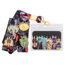 Disney - Villains Flame Lanyard with 4 Enamel Pins, Loungefly