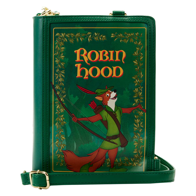 Loungefly Disney - Robin Hood Book Convertible Crossbody Bag