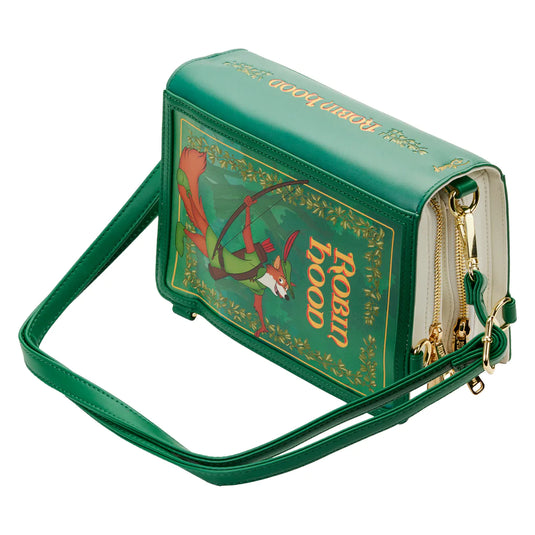 Loungefly Disney - Robin Hood Book Convertible Crossbody Bag