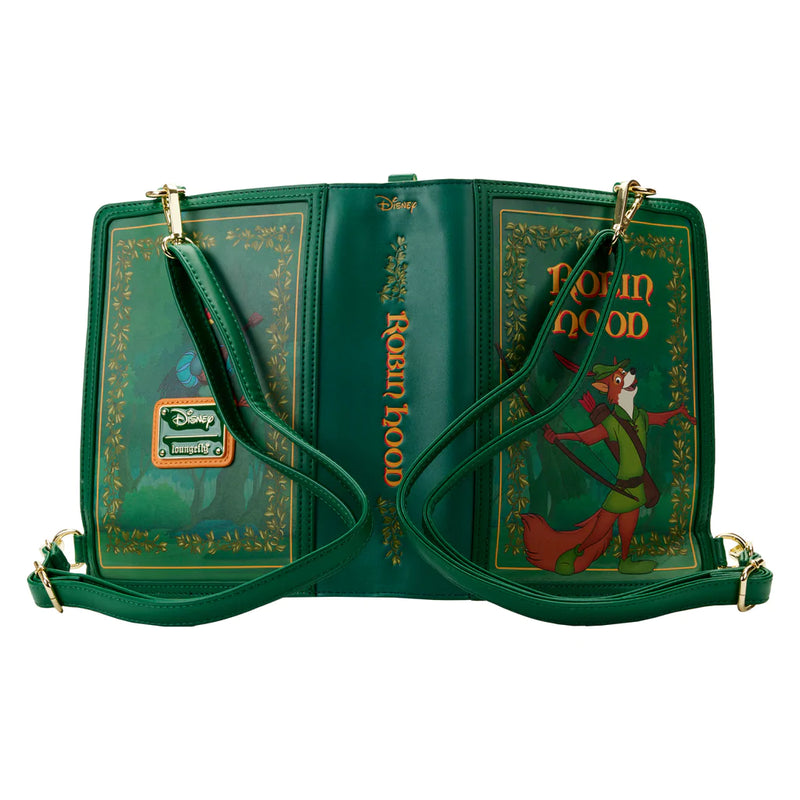 Load image into Gallery viewer, Loungefly Disney - Robin Hood Book Convertible Crossbody Bag
