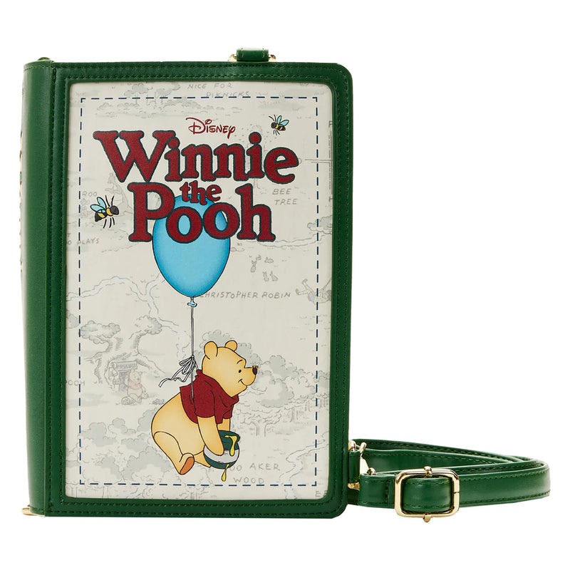 Load image into Gallery viewer, Loungefly Disney: Winnie the Pooh - Classic Book Cover Convertible Crossbody Bag
