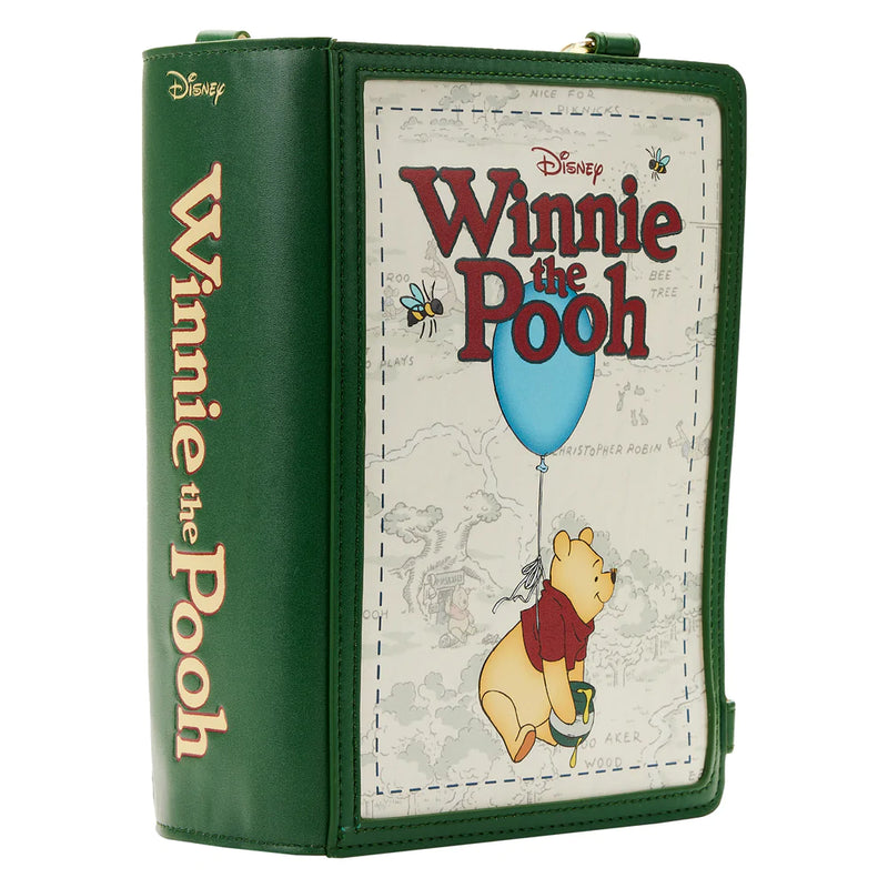 Load image into Gallery viewer, Loungefly Disney: Winnie the Pooh - Classic Book Cover Convertible Crossbody Bag
