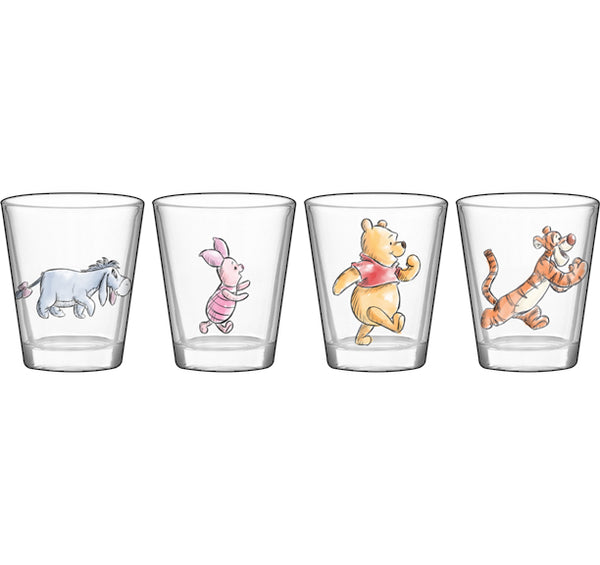 Disney: Winnie the Pooh - Walking Group 1.5oz Shot Glass Set (4 Pack)