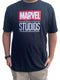Marvel Studios - T-shirt noir vintage de la gamme