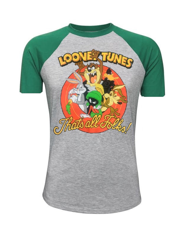Looney Tunes - Camiseta para hombre That's All Folks