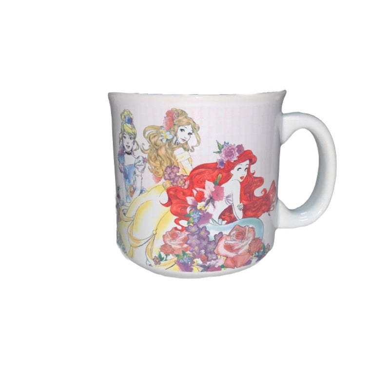 Disney: Princess - Floral Trio on Pattern Ceramic Camper Mug