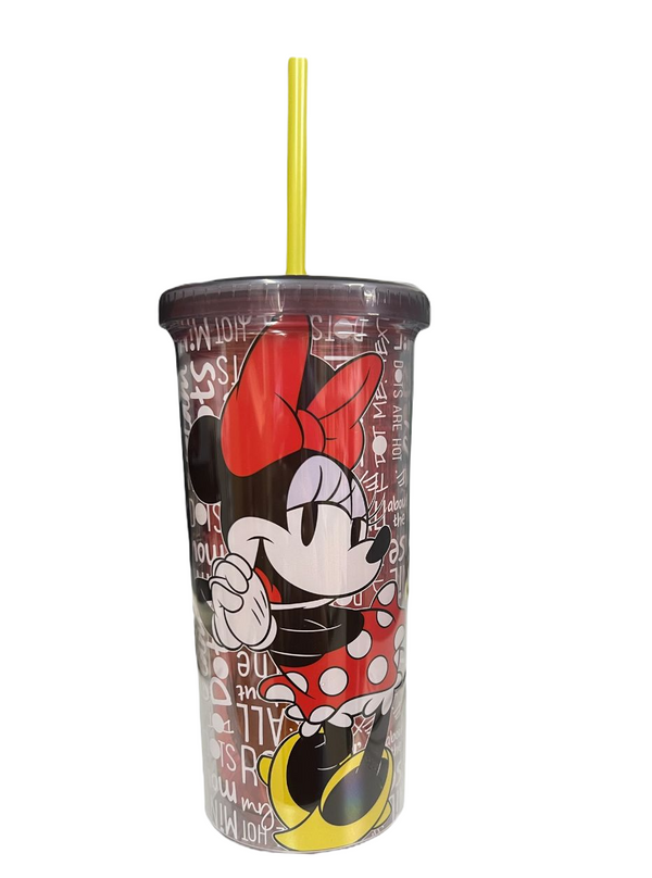 Disney - Tasse avec Paille Minnie Mouse 20oz