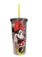 Disney - Taza con pajita de Minnie Mouse de 20 oz