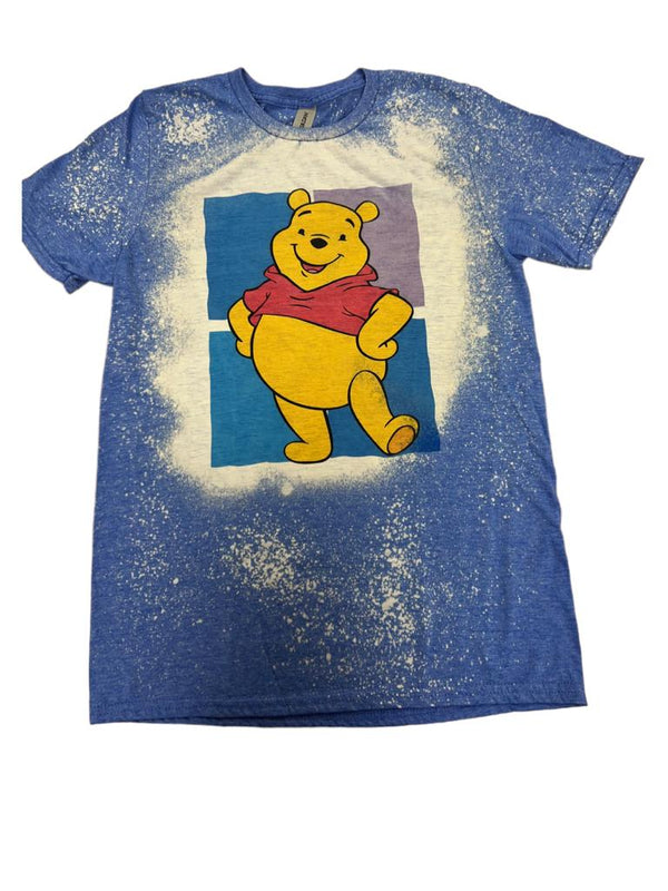 Disney - Camiseta azul con efecto tie-dye de Winnie the Pooh