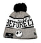 The Nightmare Before Christmas  Knit Stripe Beanie Hat- Kryptonite Character Store
