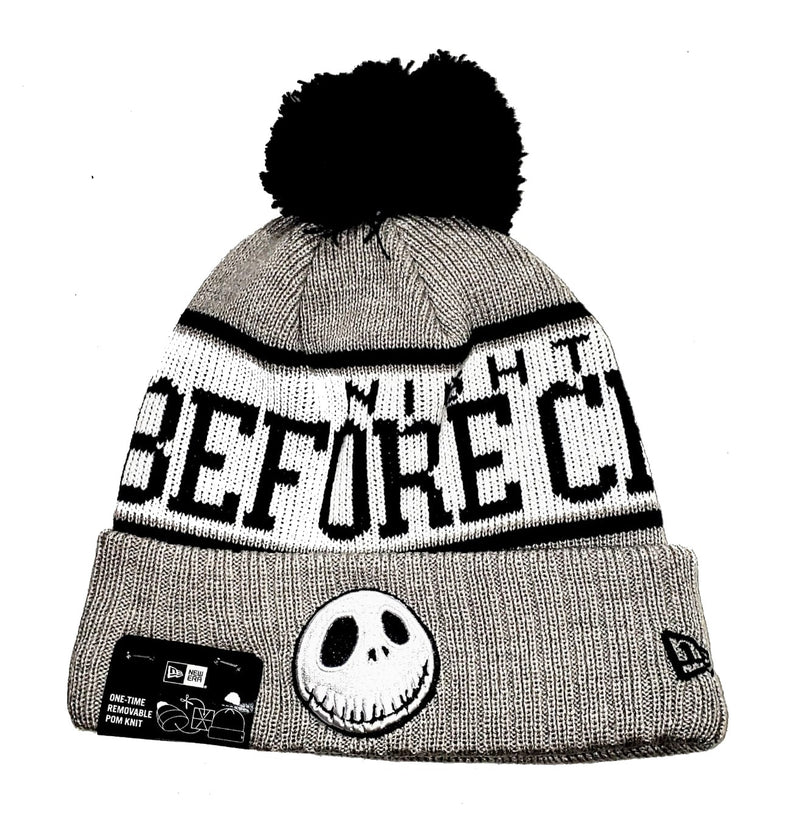 The Nightmare Before Christmas  Knit Stripe Beanie Hat- Kryptonite Character Store
