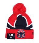 Marvel Spider Man Jr Logo Knit Beanie Hat- Kryptonite Character Store