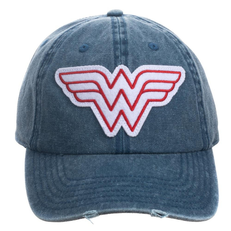 Wonder Woman Pigment Dye Distressed Dad Hat - Kryptonite Character Store