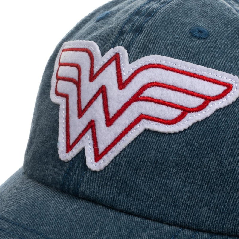 Wonder Woman Pigment Dye Distressed Dad Hat - Kryptonite Character Store