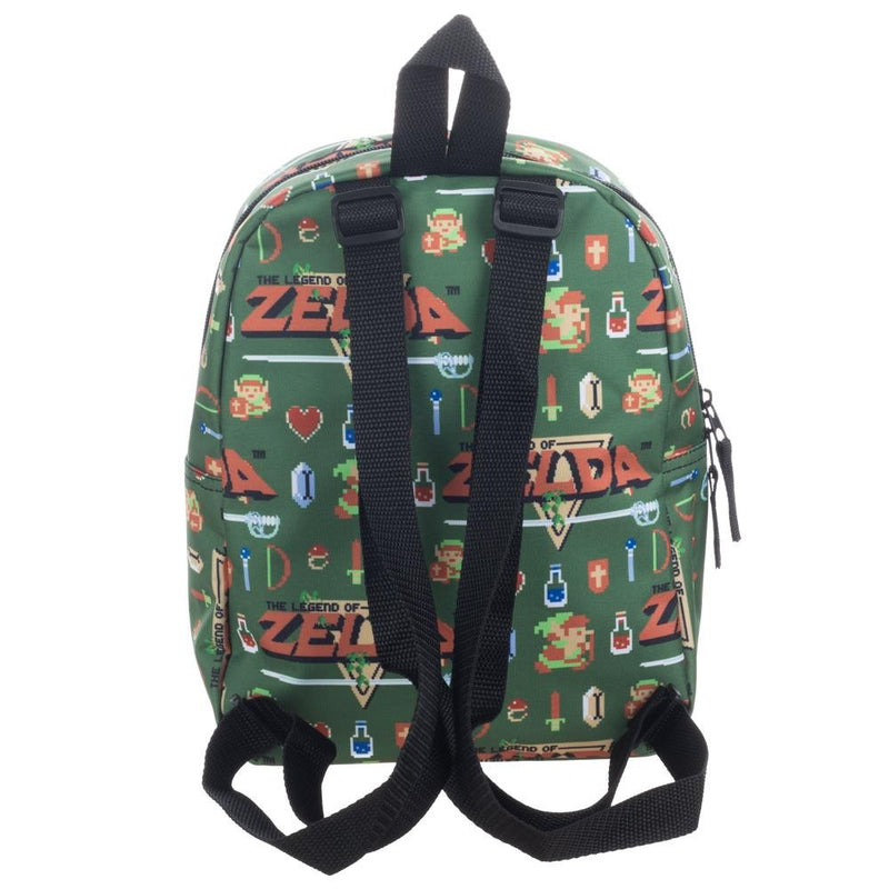 Zelda Allover Sublimated Print Mini Backpack - Kryptonite Character Store