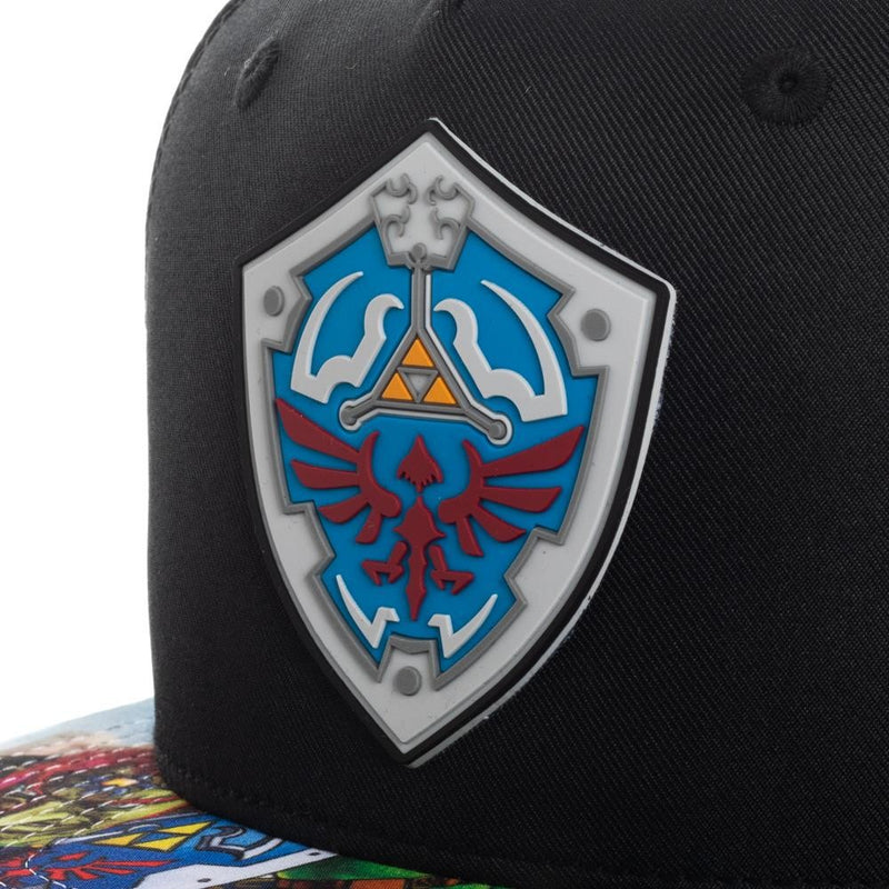 Load image into Gallery viewer, Zelda Sublimated Bill Snapback
