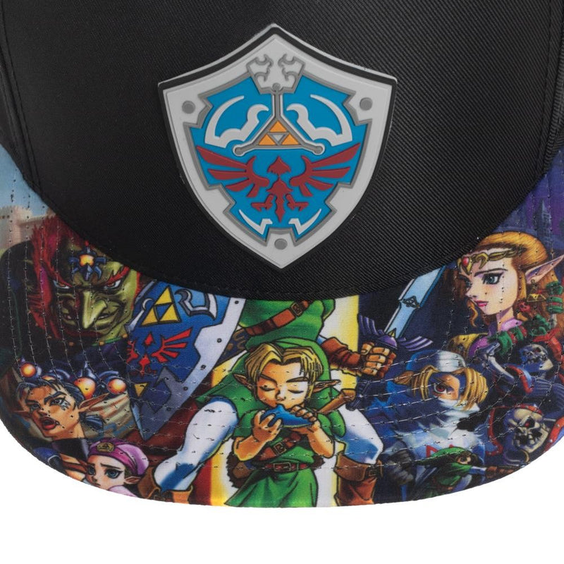 Load image into Gallery viewer, Zelda Sublimated Bill Snapback
