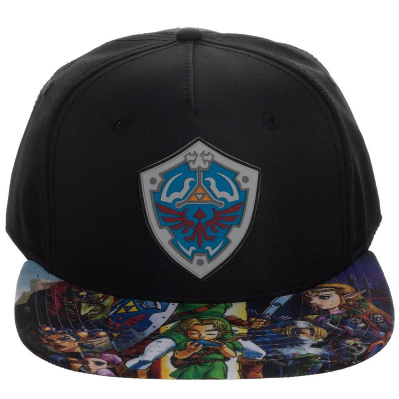 Load image into Gallery viewer, Zelda Sublimated Bill Snapback
