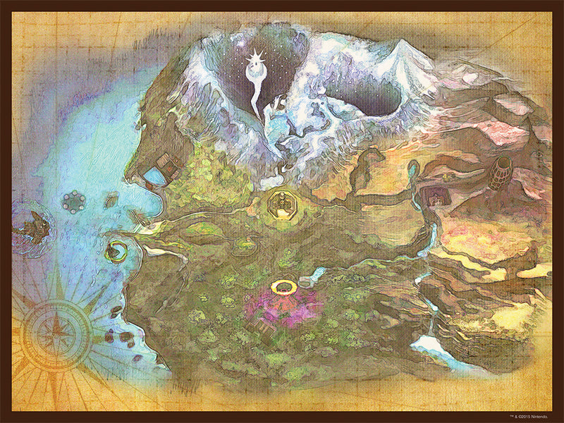 The Legend of Zelda - Majora's Mask Termina Map Collector's Puzzle