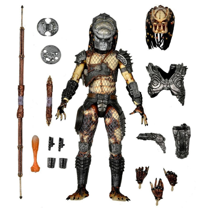 NECA! Figurine d'action à l'échelle du prédateur de sanglier ultime Predator 2