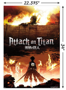 Attack on Titan - Fire Wall Poster