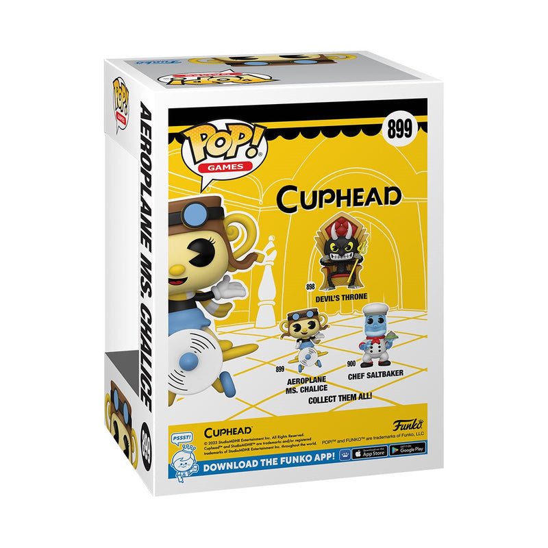 Cargue la imagen en el visor de la galería, ¡Funko POP! Figura de vinilo de Cuphead Games Avión Sra. Cáliz 
