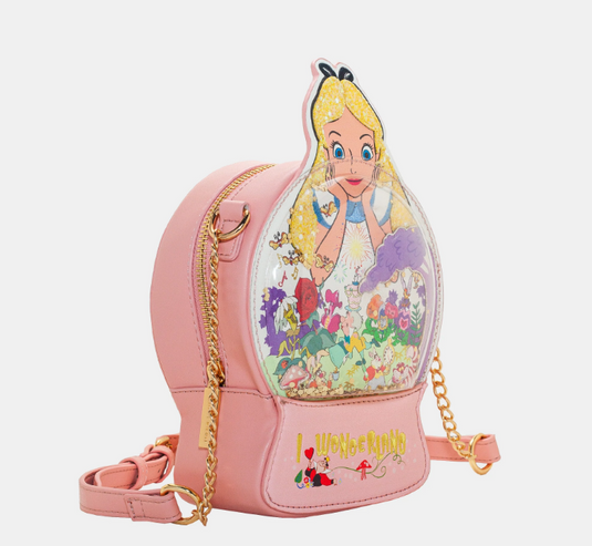 Disney : Alice au pays des merveilles – Boule à neige – Sac à bandoulière I Love Wonderland