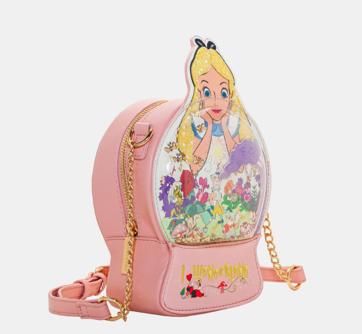 Disney : Alice au pays des merveilles – Boule à neige – Sac à bandoulière I Love Wonderland