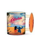 Disney Lilo and Stitch Aloha Beach Mug with Shaped Handle, 20-Ounce - Kryptonite  Character Store