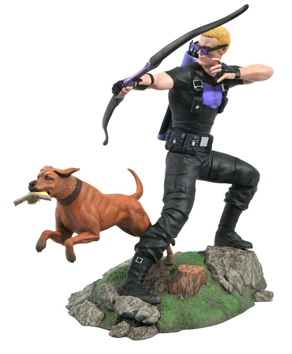 Marvel Gallery - Statue figurine en PVC Hawkeye et Pizza Dog 9"
