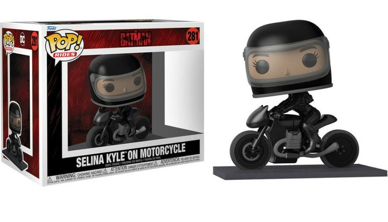 Chargez l&#39;image dans la visionneuse de la galerie, Funko POP! Manèges : Le Batman – Selina Kyle en moto 
