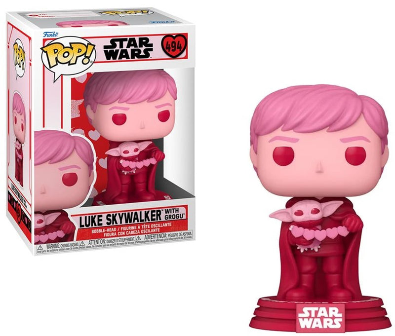 Cargue la imagen en el visor de la galería, ¡Funko POP! Star Wars: San Valentín - Luke Skywalker con Grogu 
