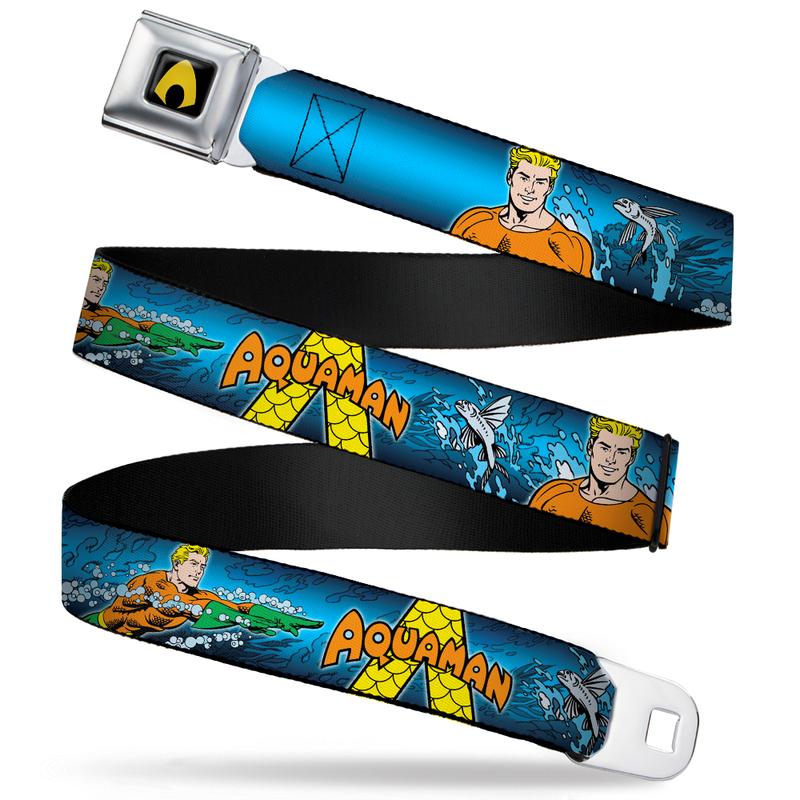 DC Comics - Aquaman Seatbelt Buckle Belt