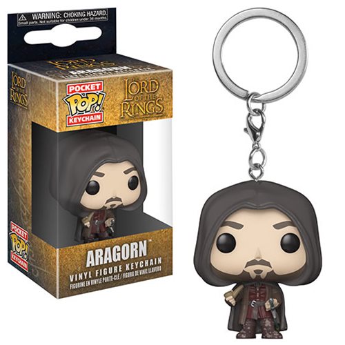 Lord of the Rings Aragorn Pocket Pop! Key Chain - Kryptonite Character Store