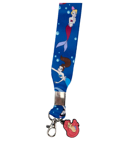 Loungefly Disney: The Little Mermaid - Sisters Lanyard with Card Holder