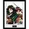 The Attack on Titan framed print Levi & Eren