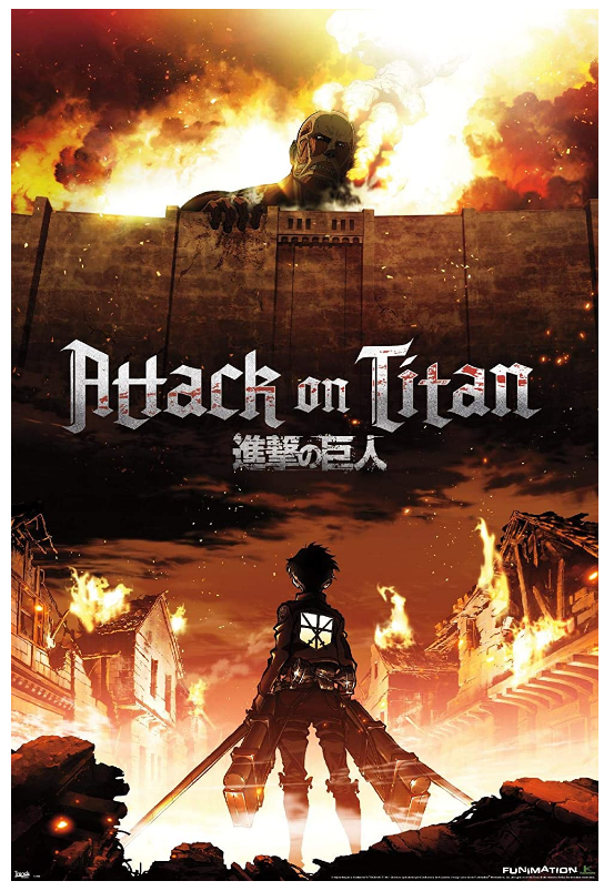 Attack on Titan - Fire Wall Poster